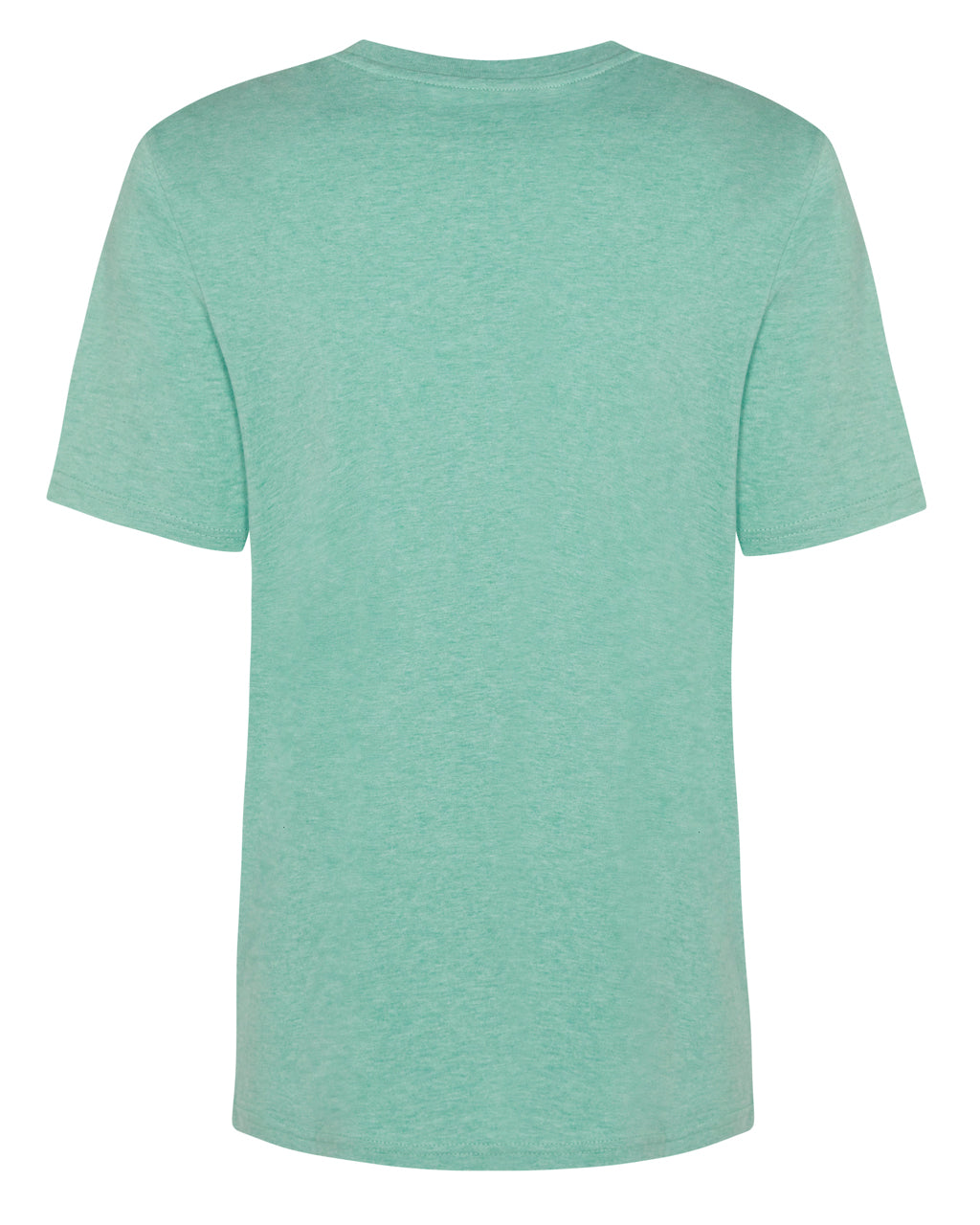 Heather Green - Super Soft Organic Cotton t-shirt on a white background