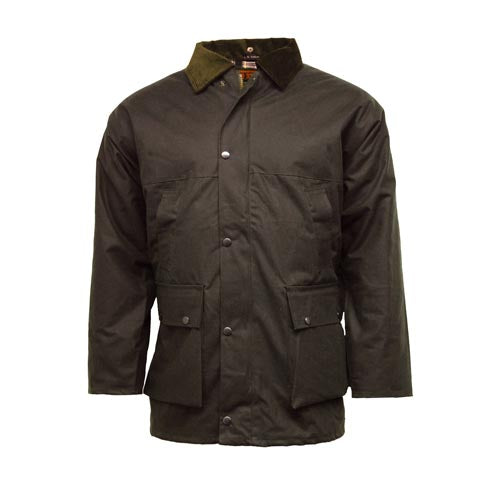 Brown jacket with a collar on a white background
