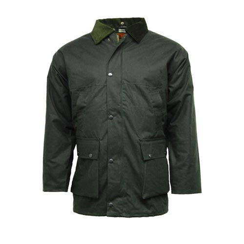 Olive Green jacket with a collar on a white background