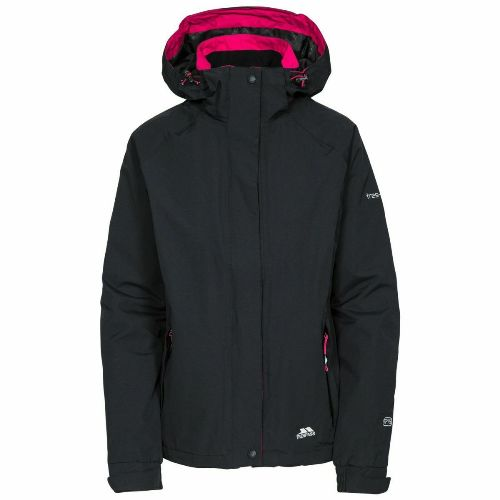 Black jacket with pink interior on a white background