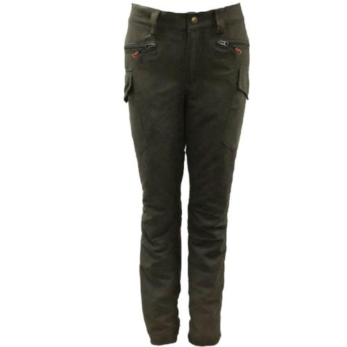 Dark green Game Ladies Elise Waterproof Windproof Outdoor Trousers on a white background