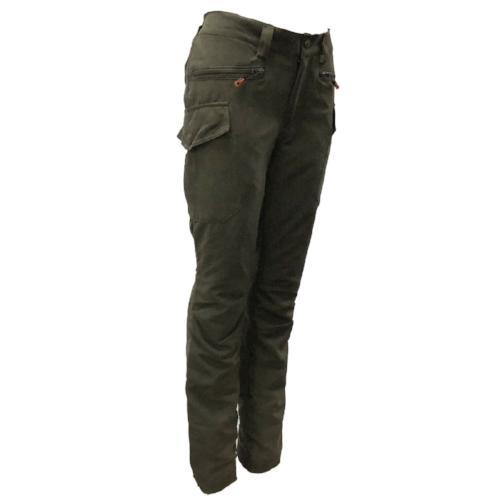 Green Game Ladies Elise Waterproof Windproof Outdoor Trousers on a white background
